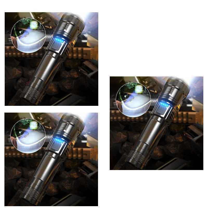 🔥 Super Bright LED Zoomable Flashlight