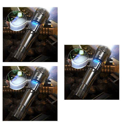 🔥 Super Bright LED Zoomable Flashlight