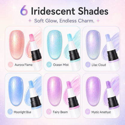 💅 5-in-1 Gel Nail Polish Pen – Flawless Shimmer Nails at Home