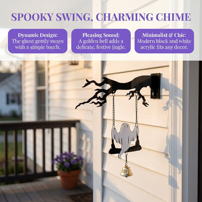 🎃🔥Halloween Sale 50% OFF🔥 Ghost Bat Metal Door Decoration