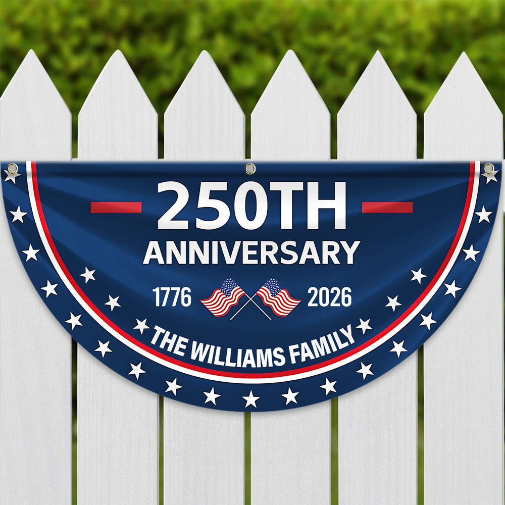 Patriotic USA Flag 🎇 250th Anniversary 1776–2026 Decor