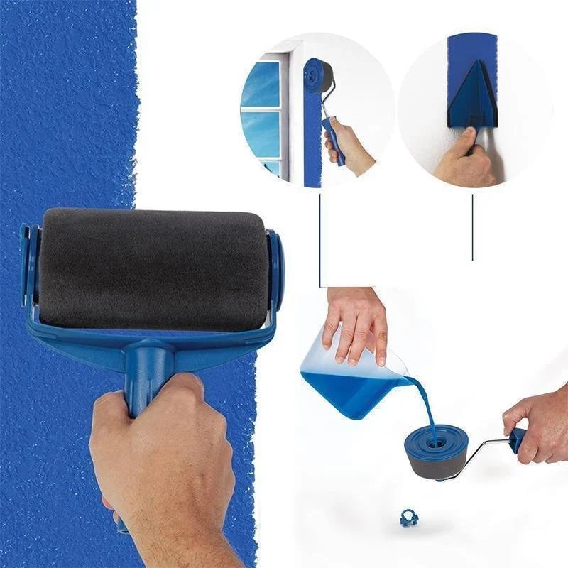 🖌️ Paint Roller Brush | Ergonomic Handle Painting Tool