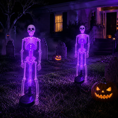 Turn Your Yard Into A Spooky Skull Path 💀🌙 Halloween Solar Garden Lights