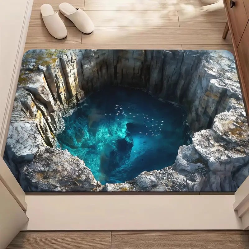 🌀 3D Infinity Illusion Doormat ✨ Turn Every Entrance into a Conversation Starter