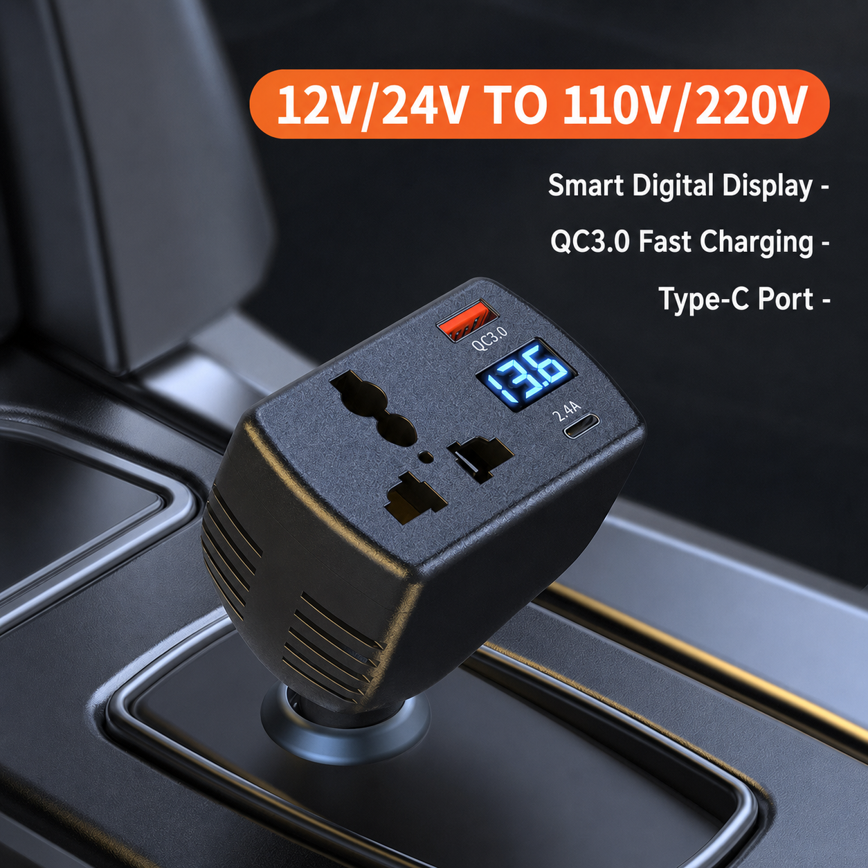 Black (Three ports)