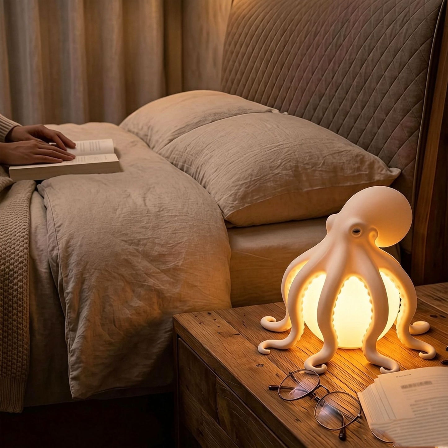 🎁🎉Only $21.99 This Week🌟🐙 Ocean Sculpture Octopus Ambient Table Lamp