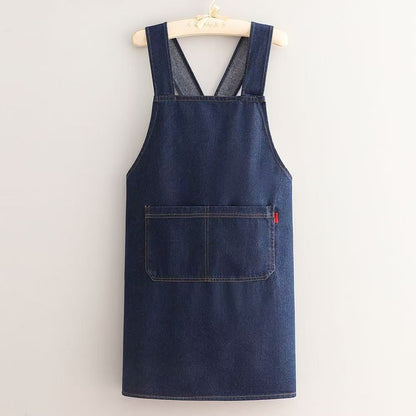 🔥Cloud-Fit Denim Apron | Ergonomic Cross-Back Design