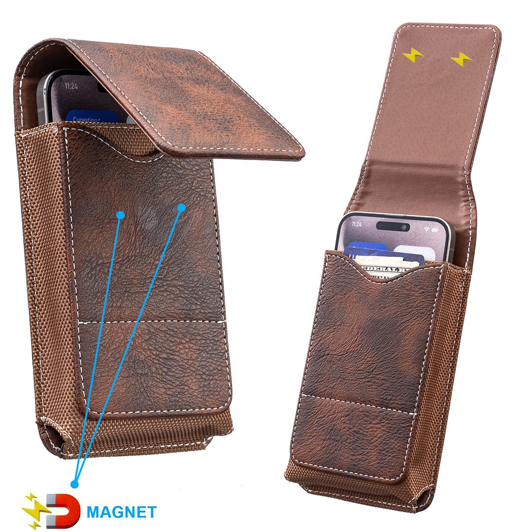 🔥📱 Limited Offer 50% OFF✨ Mobile Phone Belt Pouch | Easy Access, Secure Fit & Convenient Card Storage