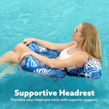 🌴Floating Summer🏖️ Inflatable Pool Chair - All Age!