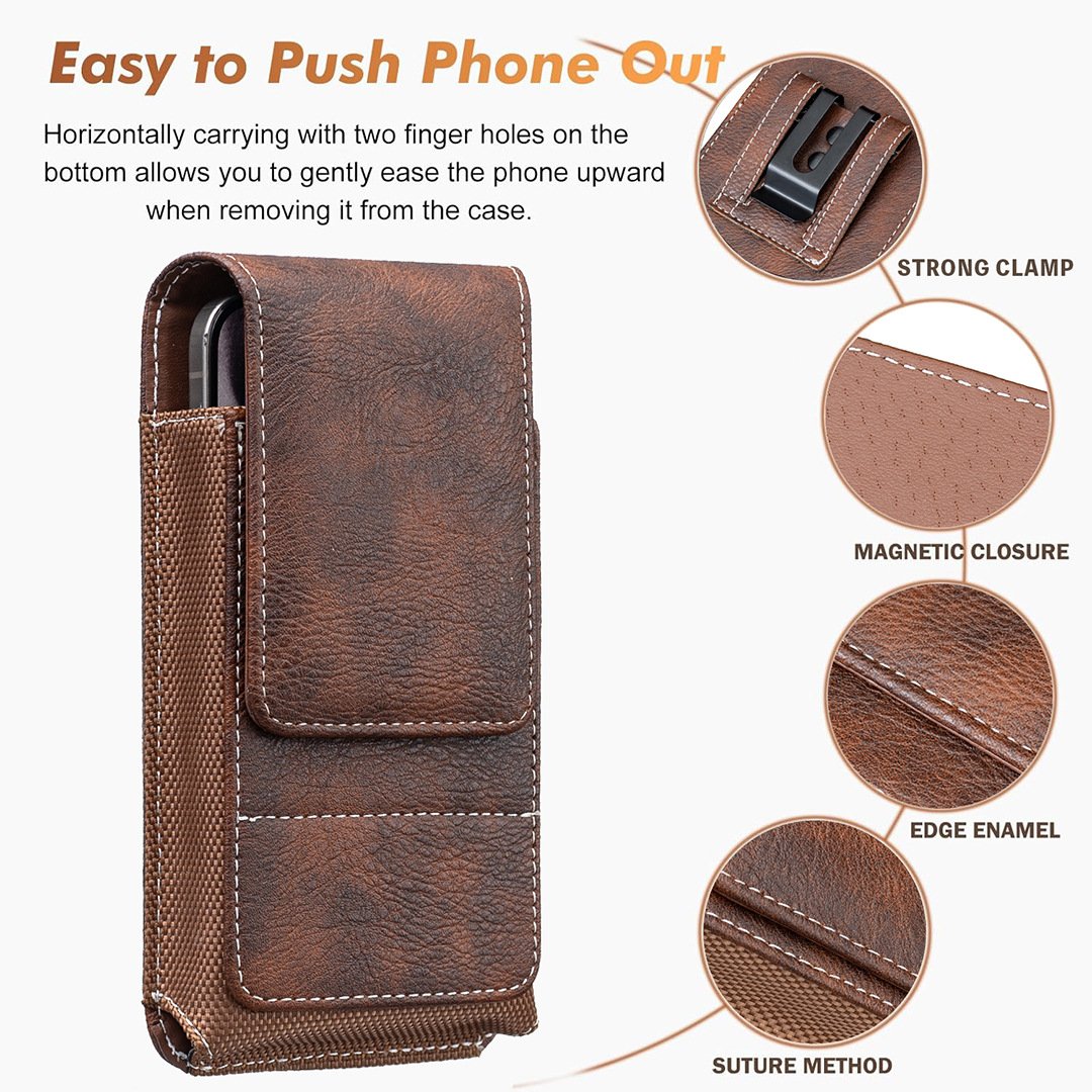 🔥📱 Limited Offer 50% OFF✨ Mobile Phone Belt Pouch | Easy Access, Secure Fit & Convenient Card Storage
