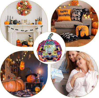 🎃Hot Sale🔥 Prism Pumpkin Night Light | Iridescent LED Halloween Decor🎃