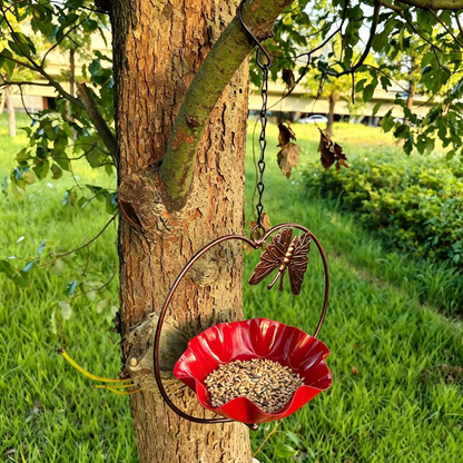 ✨ Hanging Heart Bird Feeder | Stylish Garden & Patio Decor