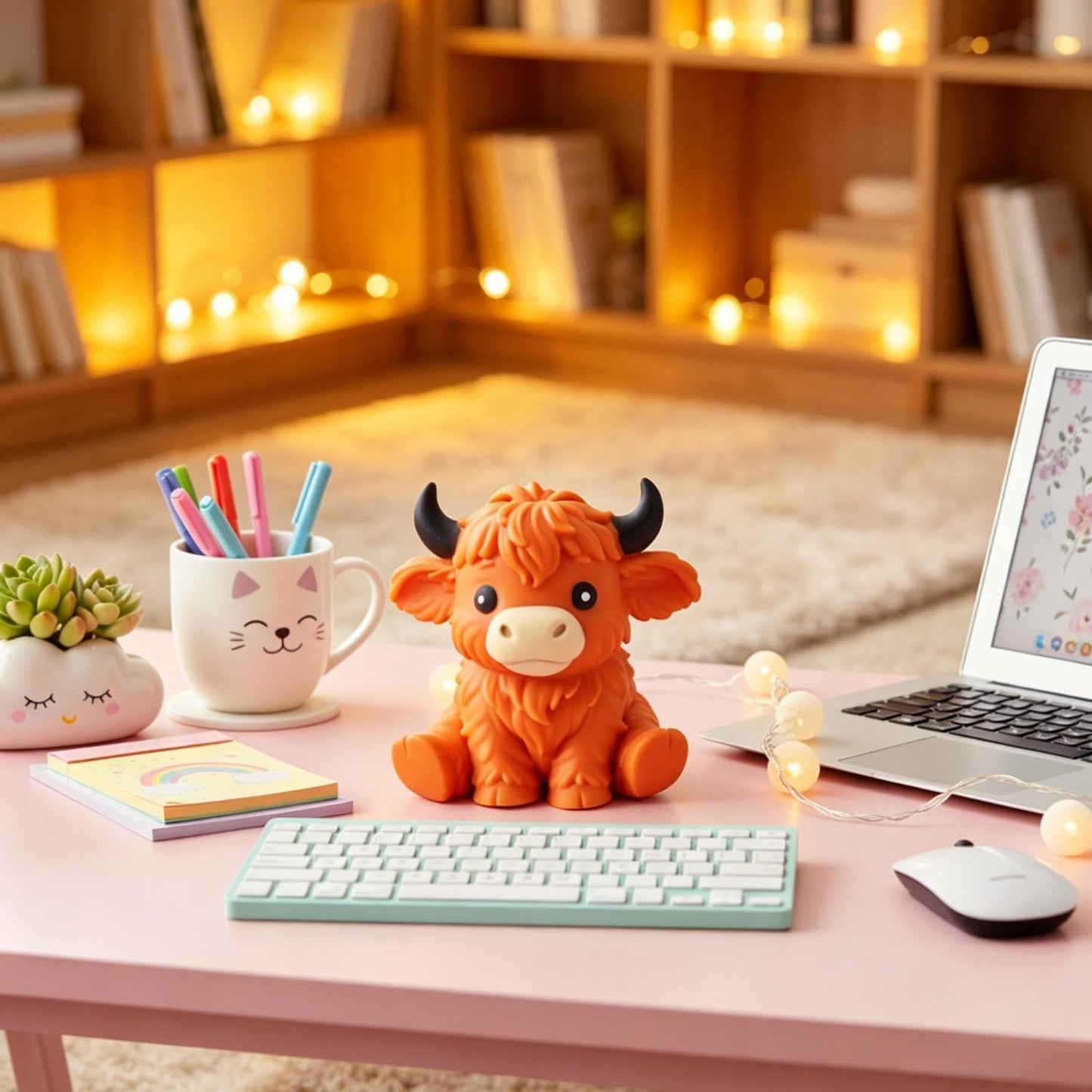 🐮✨ Limited Time 50% OFF🔥 Highland Cow Sensory Toy | Soft Touch, Cute Design & Endless Fun