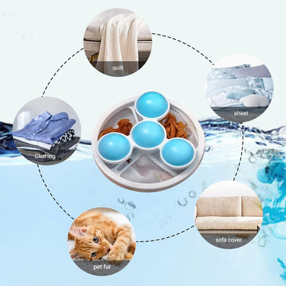🧺 Hair Filter Bags for Laundry | Floating Lint Catcher 3-Pack