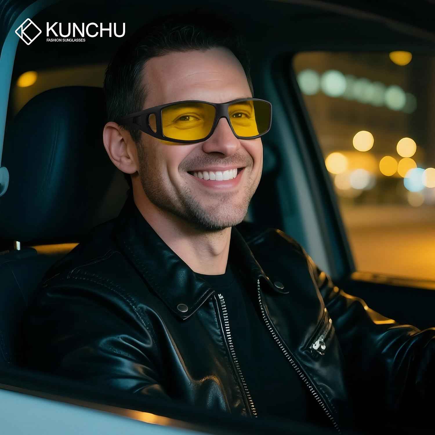 🚗 Night Driving Glasses | Anti-Glare Polarized Fit Over