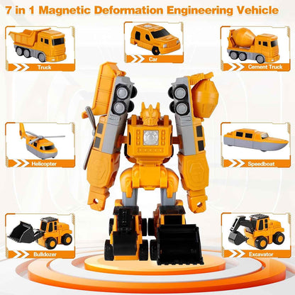 Magnetic Robo Car Adventure with Storage Box