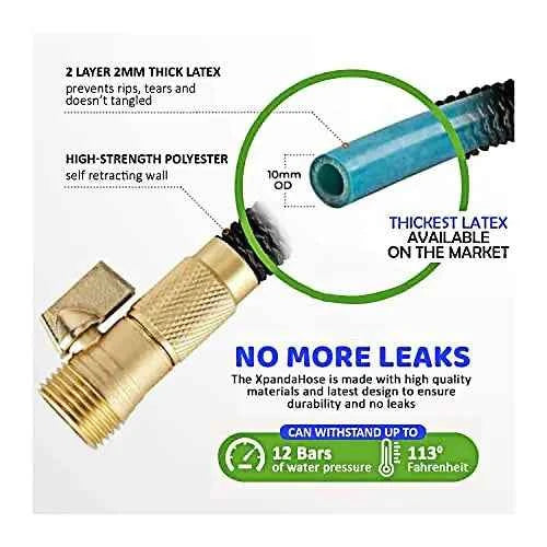 🌱 100FT Garden Hose | Heavy Duty Flexible Water Hose