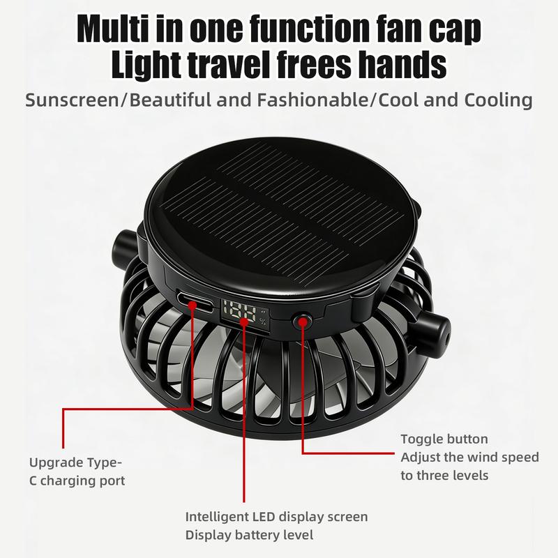 🔥🔥Father's Day Best Sellers ☀️🧢2026 Pro Outdoor Cooling Hat: Dual-Power Fan Cap