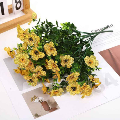🌸 6 PCS Artificial Flower Set | Faux Decorative Flowers for Home & Garden