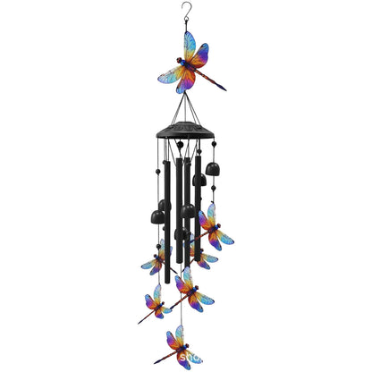 🐦 Hummingbird Wind Chimes | Outdoor Garden Metal Decor