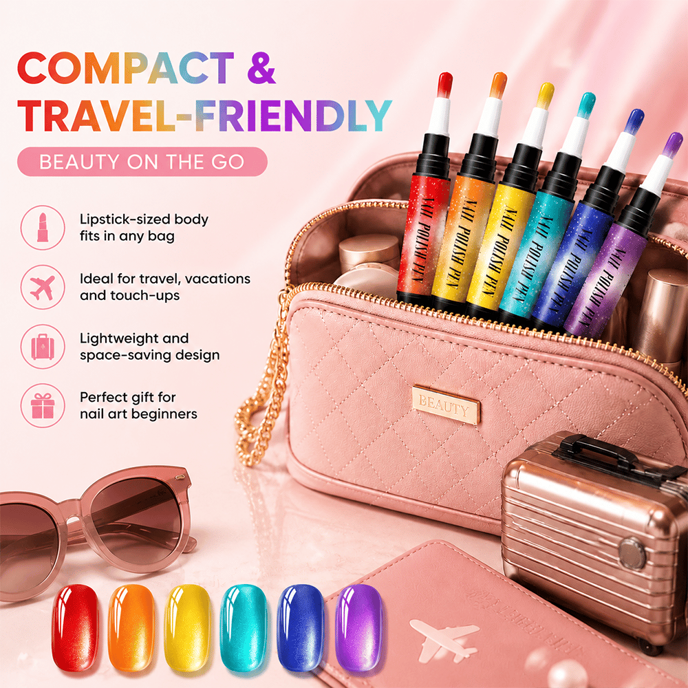 💅 Create Salon-Inspired Nails At Home ✨ 6PCS Gel Nail Art Pen Set