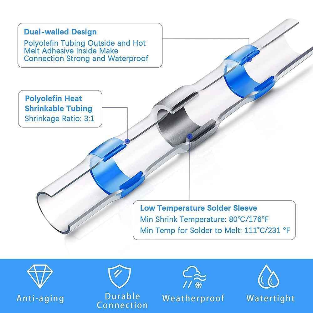 🔥🧵 Crimp. Heat. Seal. Done. – 48% OFF Solder Seal Wire Connectors