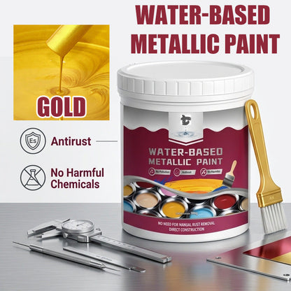 ⏳Time-Limited Special⏰Rust Converter Metallic Paint – One coat stops rust, no sanding, no fumes.  🔨🛡️