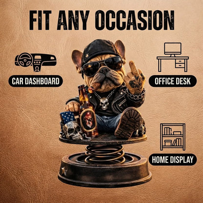 😆 The Grumpy Bobblehead That's Making Drivers Laugh