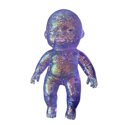 🧸 Squishy Baby Glitter Toy | Slow Rising Stress Relief Fidget