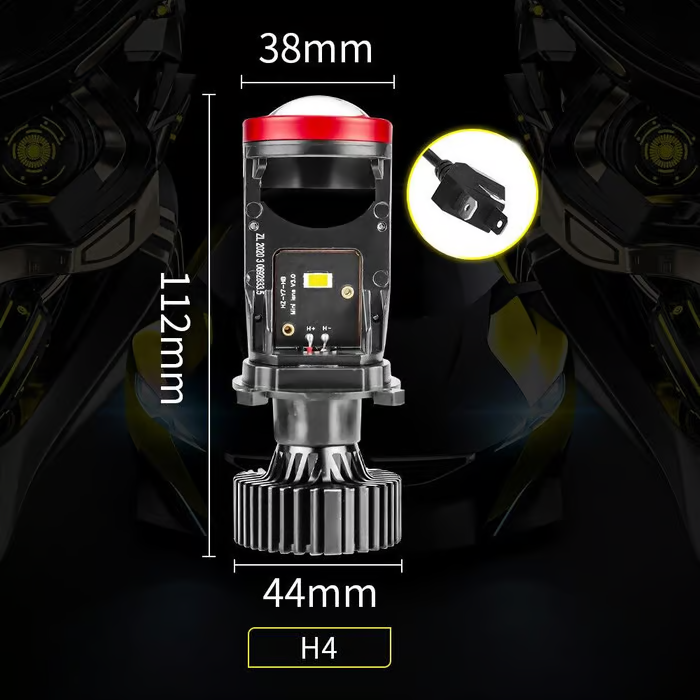 2-piece set🚗Upgrade your ride with the Y7D H4 LED Car Light 6000K 50W 4800LM Conversion Kit for High/Low Beams/Single-Piece Installation💡🔥 No modifications needed—easy installation!