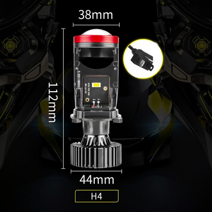 2-piece set🚗Upgrade your ride with the Y7D H4 LED Car Light 6000K 50W 4800LM Conversion Kit for High/Low Beams/Single-Piece Installation💡🔥 No modifications needed—easy installation!