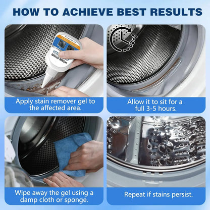 🔥Last Day 55% OFF🔥Home Stain Cleaner Gel with Scrub Brush-No More Stain✨