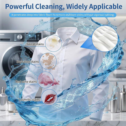 Natural Non-Ionic Emulsifier Dry Clean Spray, Powerful Clothes Stain Remover, Fabric Safe No Damage
