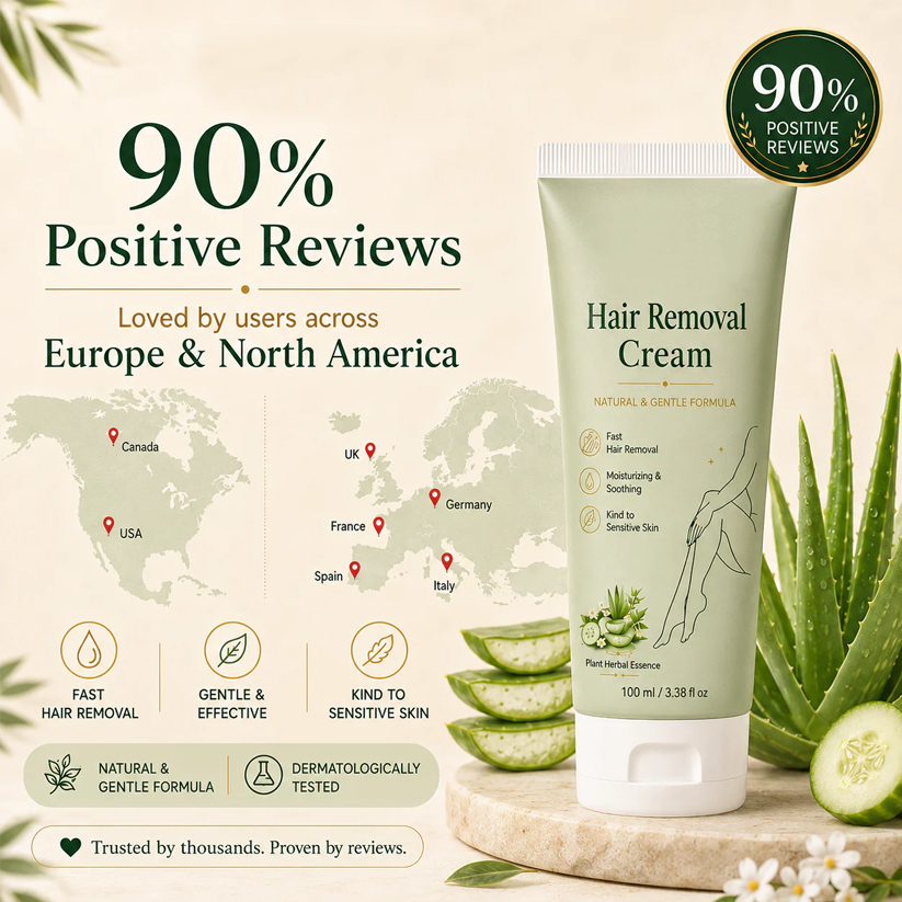 LAST DAY -BUY 1 GET 1 FREE🤩Ahlwo Painless Depilatory Cream – No Razor Bumps, No Harsh Odor