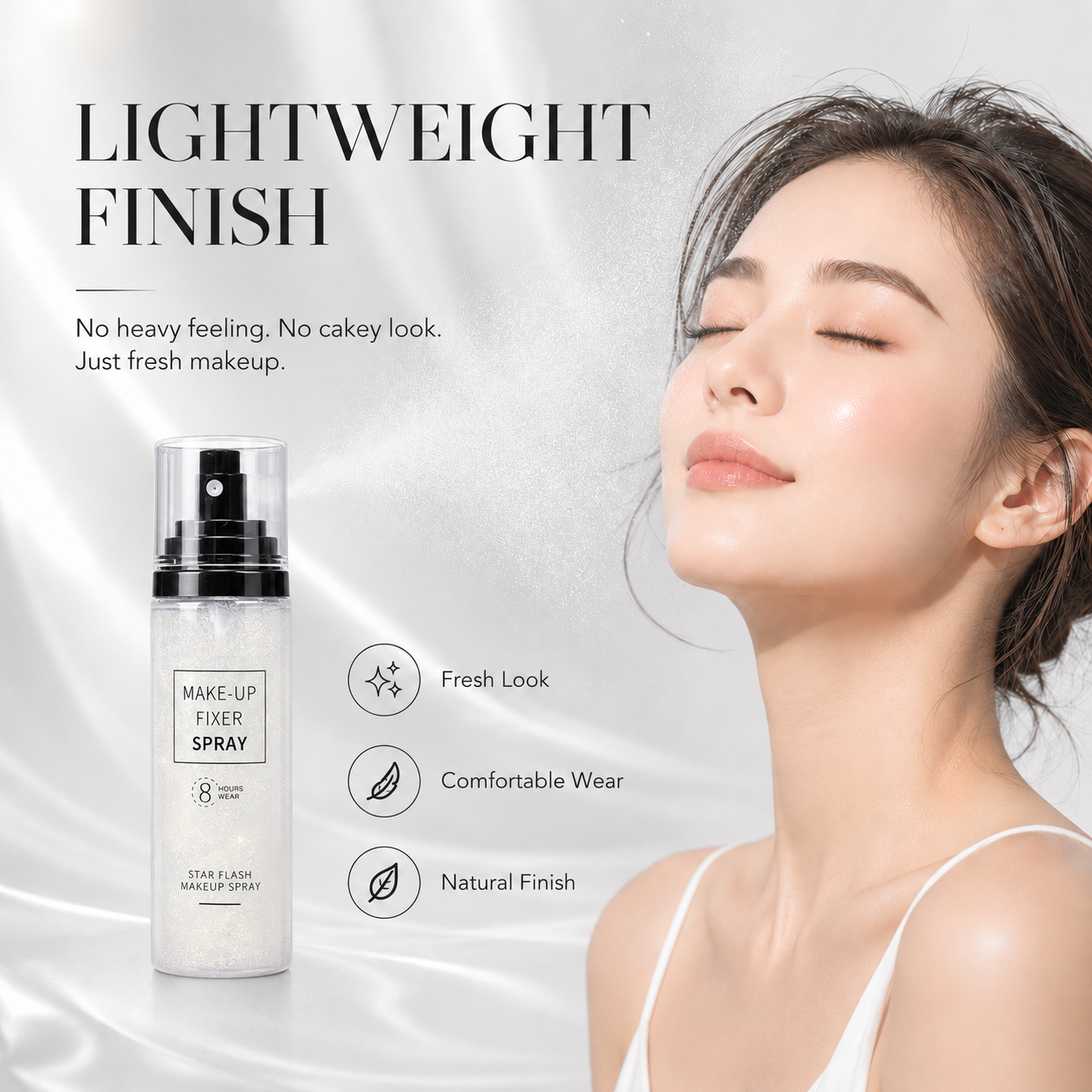 ✨ Waterproof 💦 Makeup Setting Spray 💄 – Long-Lasting Oil Control 🌸 & Fresh-Looking Finish