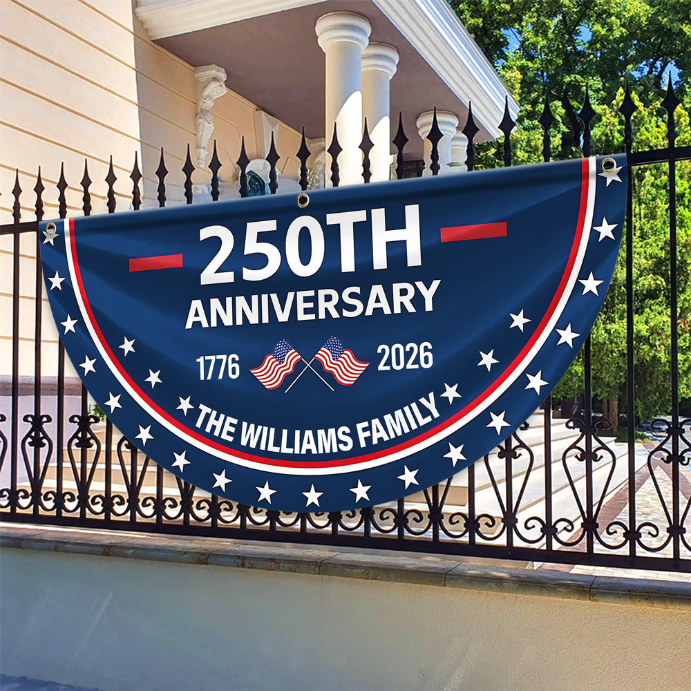 Patriotic USA Flag 🎇 250th Anniversary 1776–2026 Decor