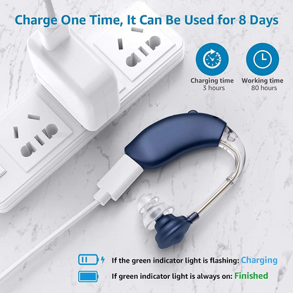 🔥👂Rechargeable Hearing Aid – Clear Sound, All-Day Comfort
