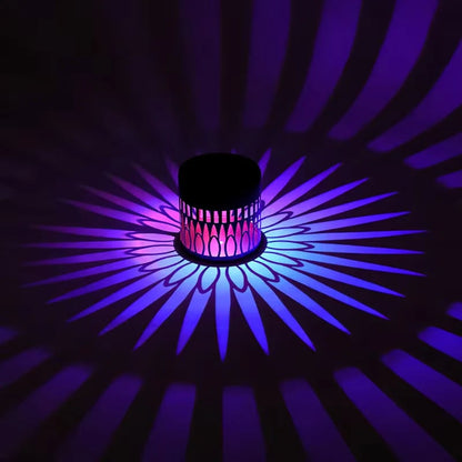 💖🏆Limited Time Sale 49% OFF🎁🏡Solar Mandala Wall Light Outdoor Garden Fence Projector Lamp Patio Ambient Decor