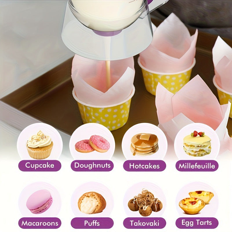 🔥HOT SALE🔥🧁Electric Batter Cupcake Pancake Cake Separator Dispenser Tool