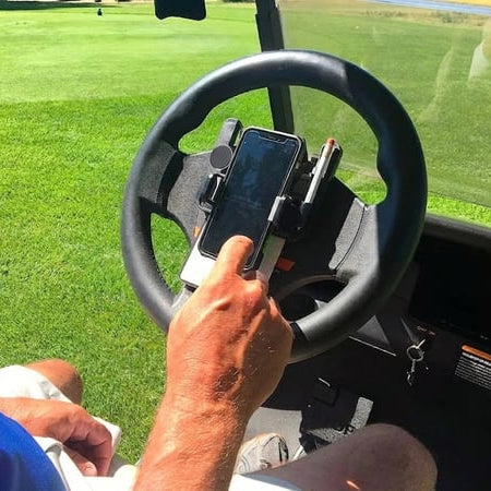 🔥Last Day 48% OFF|🌟⛳ Golf cart steering wheel phone holder🏌️