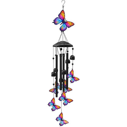 🐦 Hummingbird Wind Chimes | Outdoor Garden Metal Decor