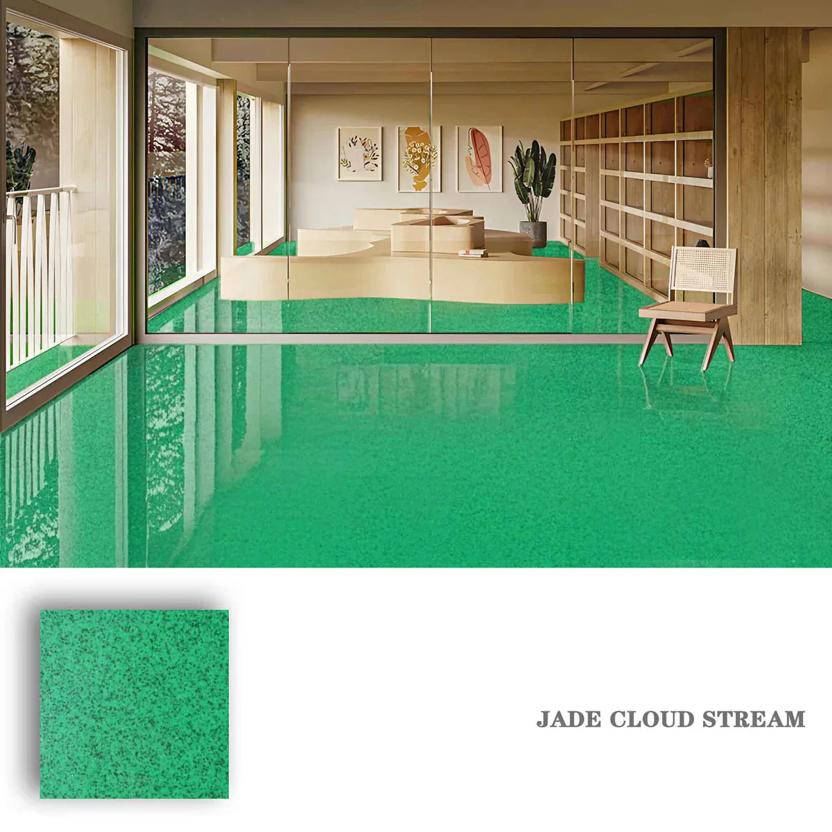 ✨ Epoxy Floor Coating | High-Gloss Marble Limited Time Sale