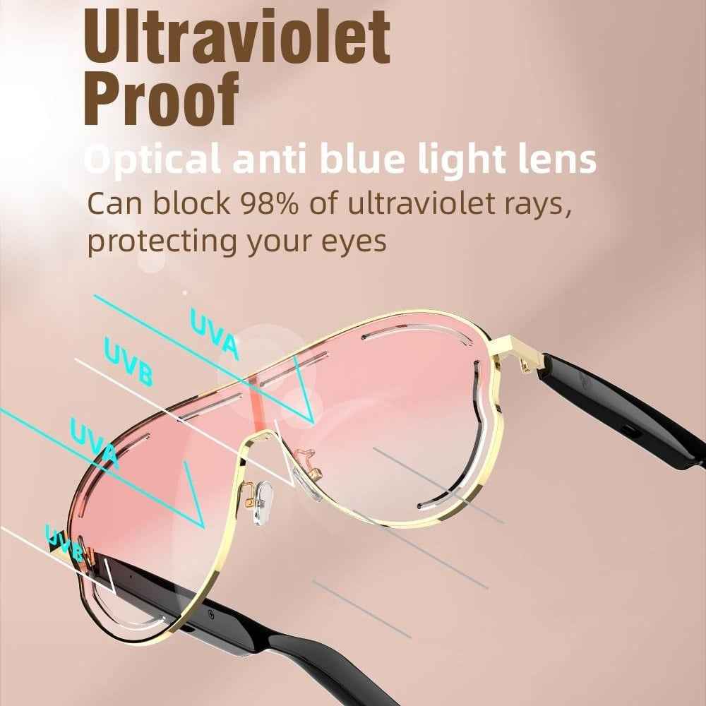 💕Hot sale 49% OFF😎 Smart Bluetooth 5.4 Audio Sunglasses – Open Ear, UV & Blue Light Protection