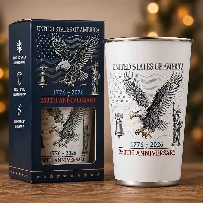 🔥Last Day 50% OFF 🦅 Pour Ice-Cold Beer | USA 250th Anniversary Color Changing Cup 🎉
