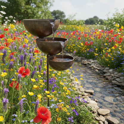 🐦 🔥Today 49% OFF🔥 Rain Catcher Bird Bath | Bring Life Back to Your Garden with Charming Bird-Friendly Decor