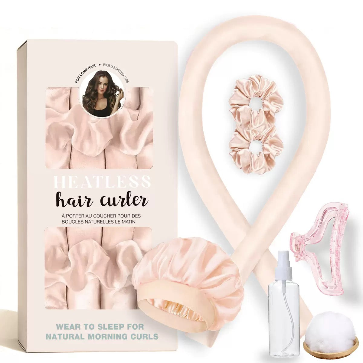 🎁Buy 2 Get 1 Free🔥Heatless Curling Rod Headband👩Get Natural, Voluminous Curls While You Sleep 😍