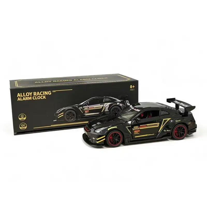 🚗 Hyper Car Alarm Clock with Realistic Engine Sound & LED Lights ✨