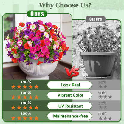 🔥Last Day 60% OFF😍UV Resistant Artificial Petunias Flowers🌺