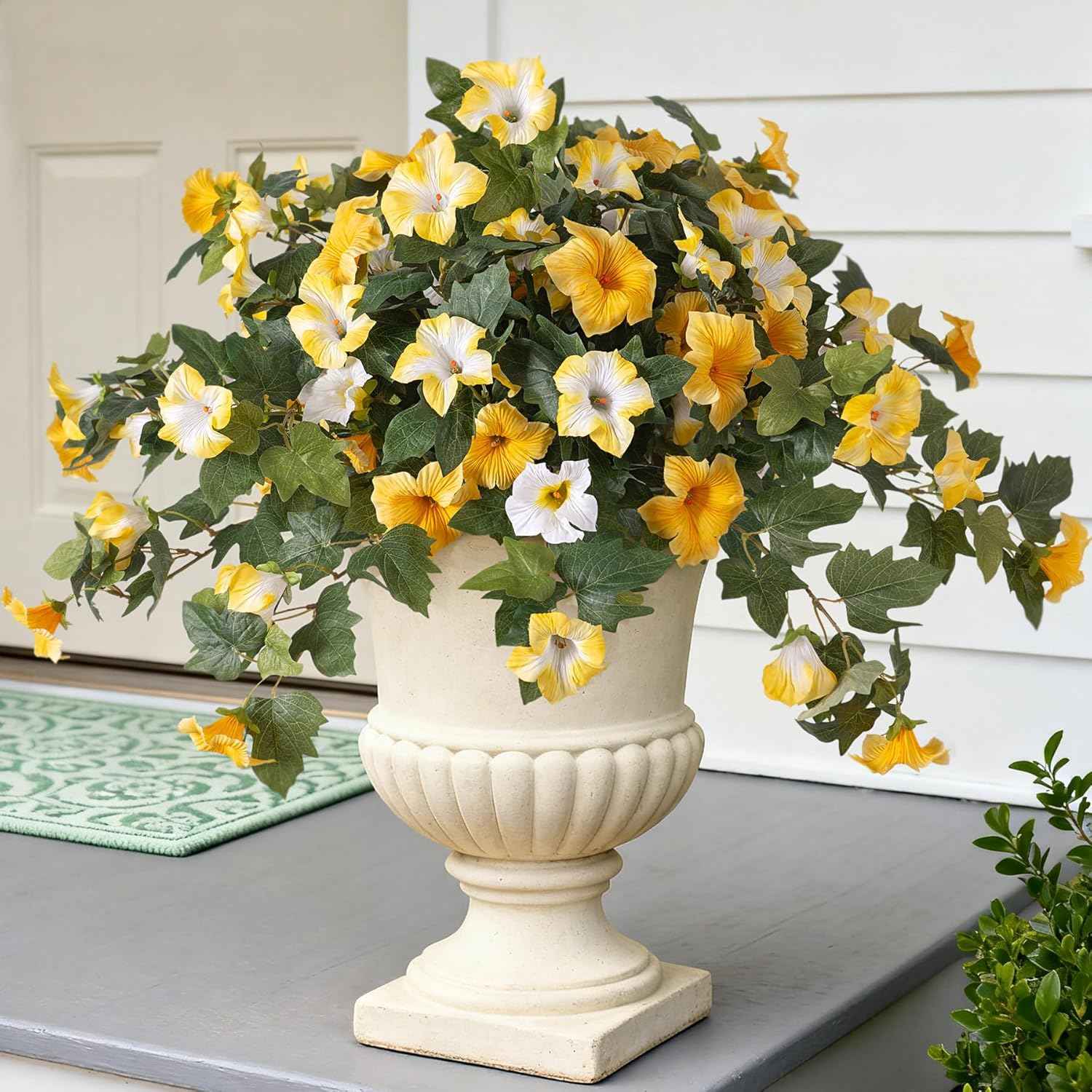 Yellow & White