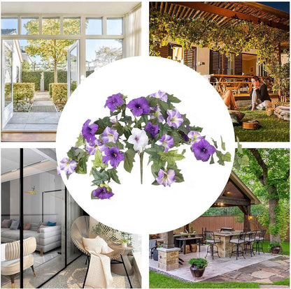 🌺🌷Artificial Fake Petunia Flowersfor Outdoor Decoration ✨(2Pcs)
